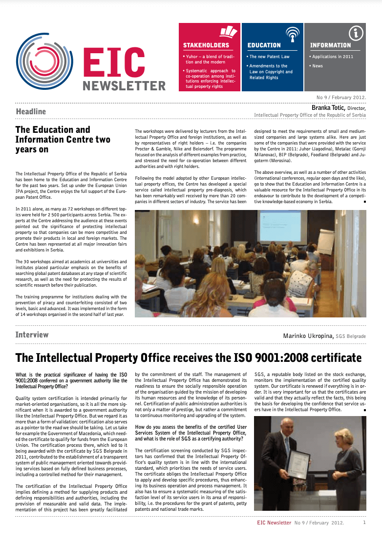 No 9 / February 2012